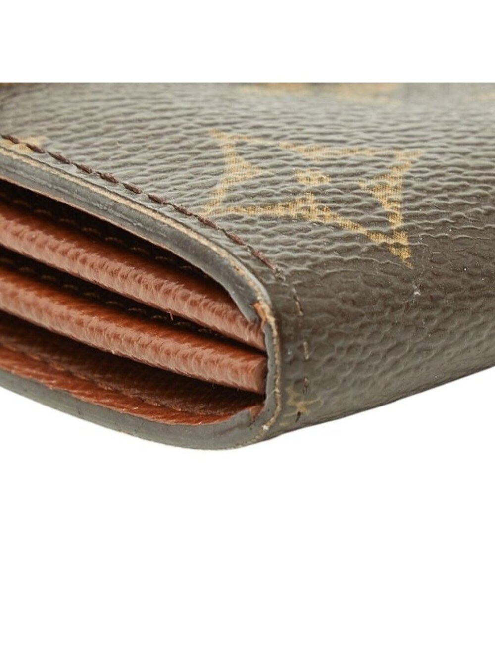 Louis Vuitton Monogram Pochette Portemonnaie Cles de Paris Wallet Brown Leather - Picture 5 of 10
